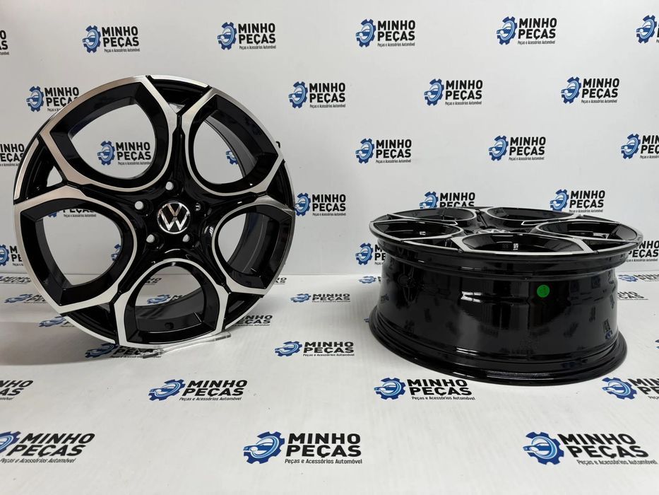Jantes Vw Golf VIII GTI em 18 Preto Polido