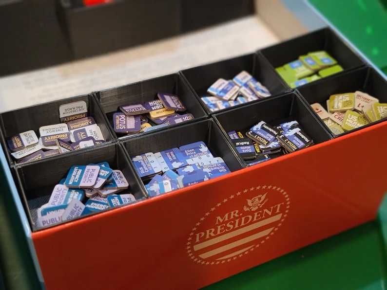 Insert organizer do gry planszowej Mr. President GMT
