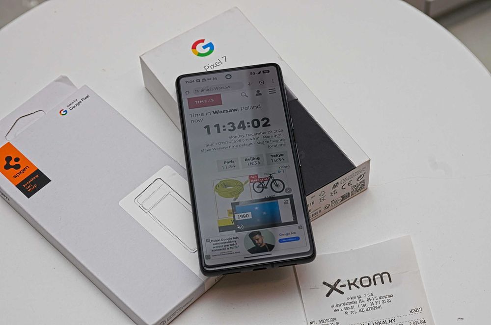 Google Pixel 7 5G Dual SIM Obsidian Black