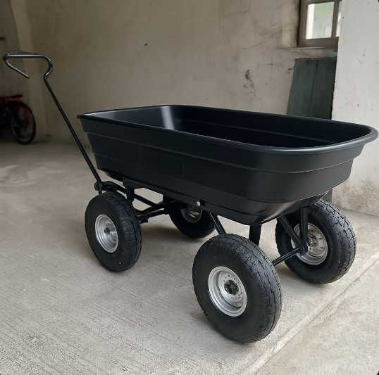 NOWY Praktyczny Wózek Ogrodowy Taczka Wywrotka Przyczepka 3w1 300kg