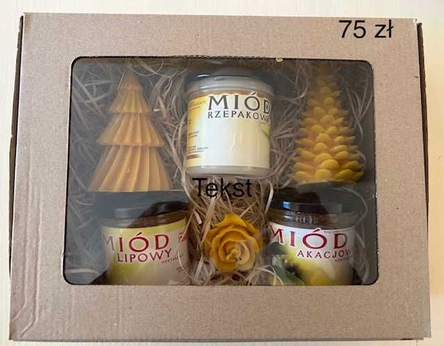 prezenty miodowe, zestaw prezentowy, miód