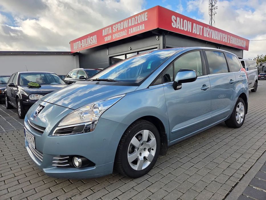 Peugeot 5008 1.6Diesel 115km Automat Czuj.Parkownia Klima Serwis Faktura Gwarancja