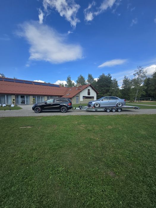 Wynajem laweta przyczepa 3.5t 6x2.16 uchylna pomoc drogowa autolaweta