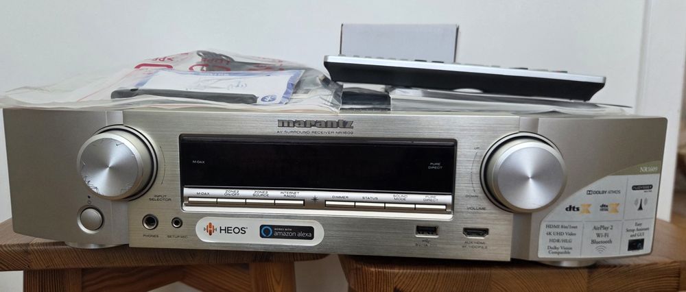 Amplituner sieciowy Marantz NR1609 Heos spotify wifi bt multiroom kino domowe