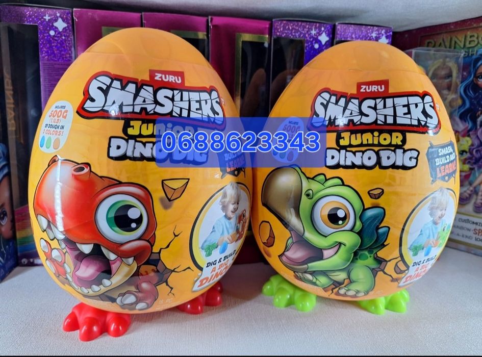 Набір з динозавром та тістом  Zuru Smashers Junior Dino Raptor 74116A