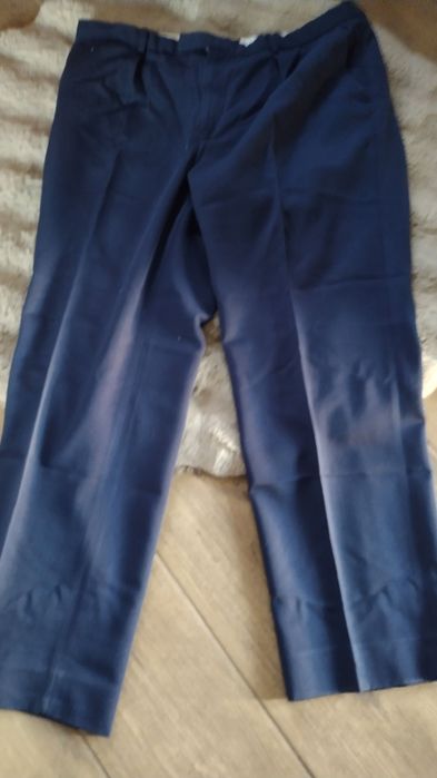 Spodnie garniturowe granatowy xxxl