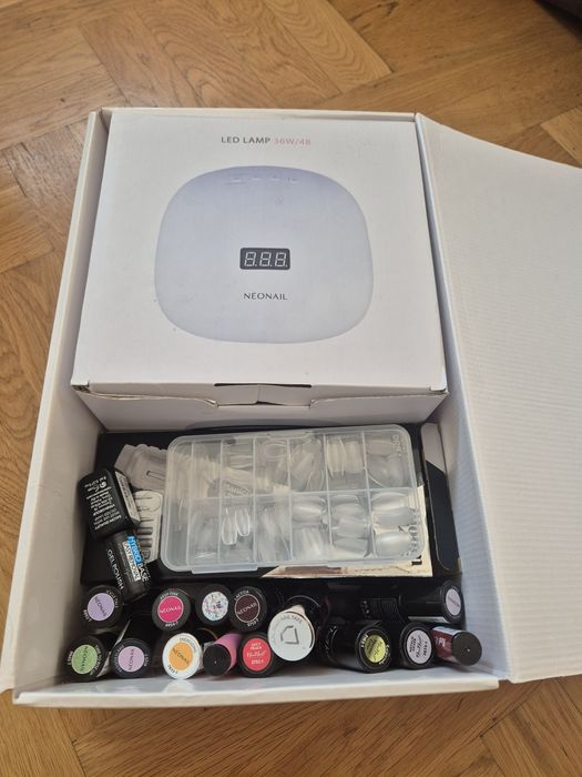 Neonail zestaw do manicure hybrydowego