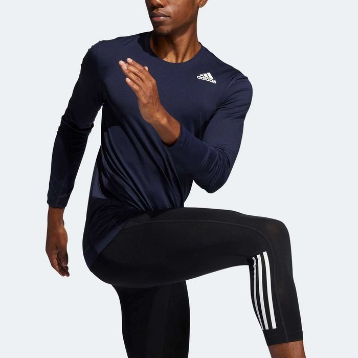 Чоловіча термобілизна, термокофта Adidas TF Turf Ls Primegreen