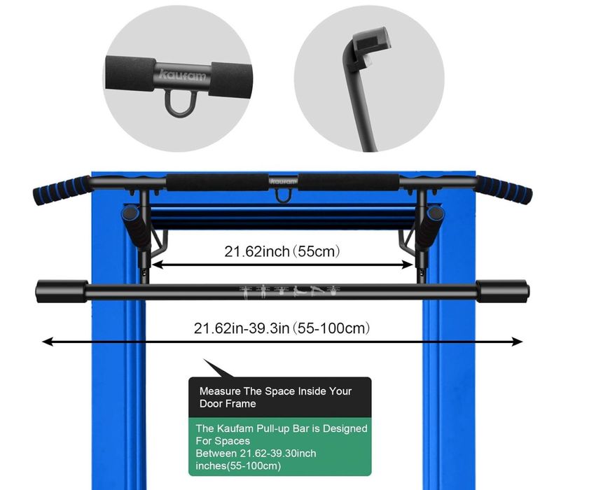 Barra de Elevações \ Pull-Ups para Porta – Multifuncional e Dobrável