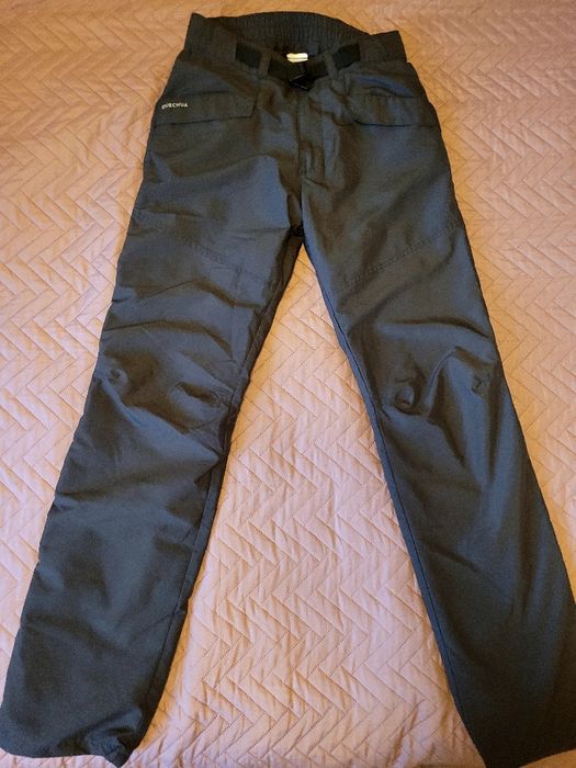 Spodnie męskie ocieplane trekingowe quechua S jak nowe