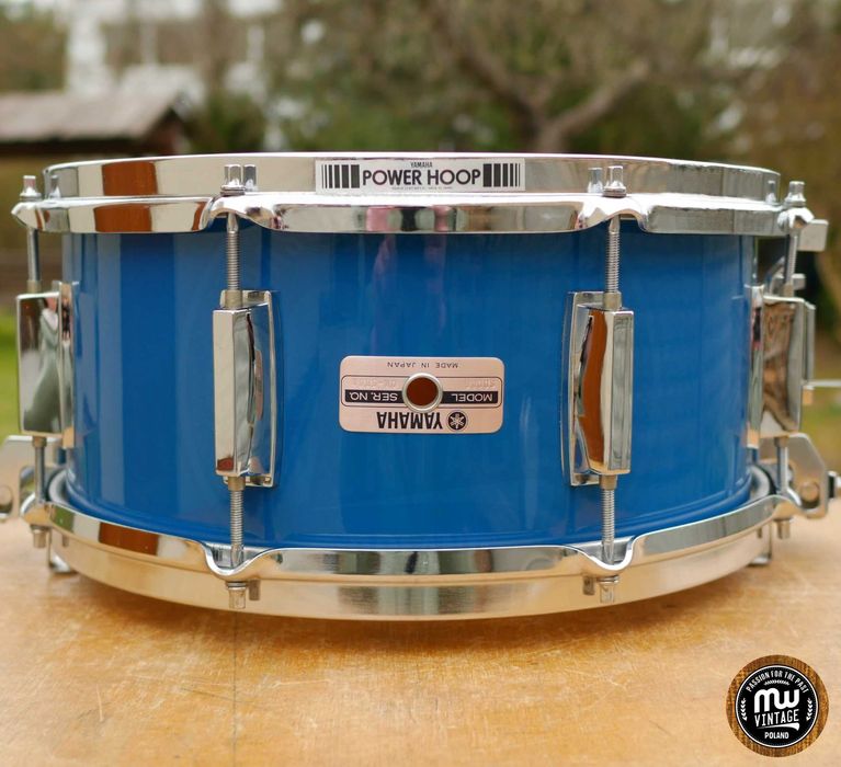 ‼️ Werbel Yamaha 8000 Power Tour Custom Japan 14” x 6,5” Cobalt ‼️