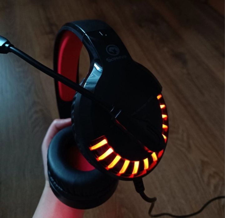 Ігрові навушники Marvo Scorpion HG8932 з LED підсвічуванням