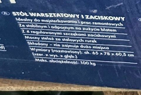 Stół Warsztatowy Powerfix