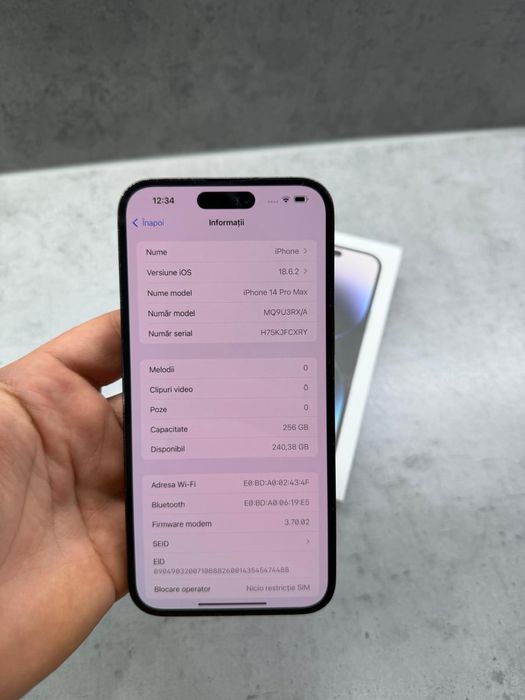 Iphone 14 pro max 256g