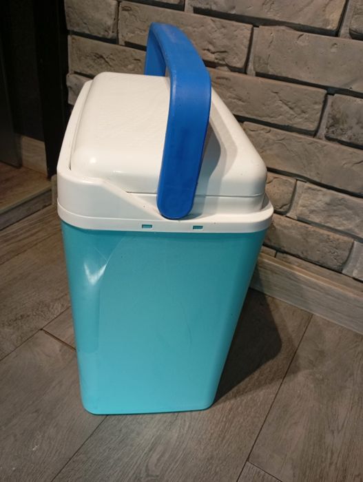 Lodówka turystyczna przenośna PROMO 25 na wkłady Kolor morski, biały