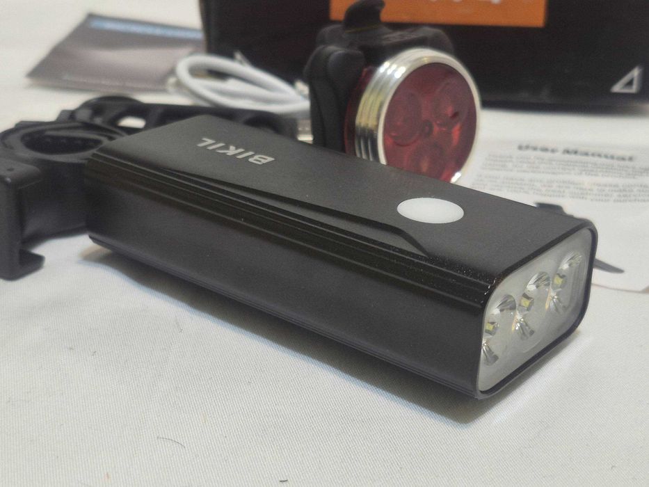 Ліхтарик на велосипед Grey's LED 2xCree XP-G 750lm 4000mAh micro USB