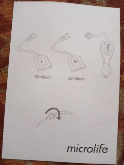 Тонометр, Microlife ВР 3АS1-2 полуавтомат