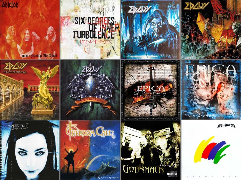 96 CDs - Coleção De Metal - Raros - Muito Bom Estado