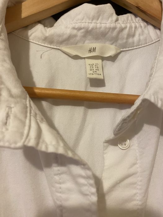 Сорочка H&M бавовняна біла