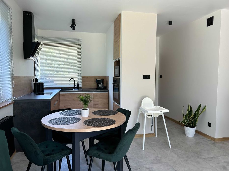 Pod Brzozami-domki całoroczne Balia jacuzzi noclegi Bałtów