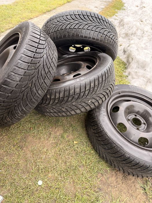 Felgi stalowe opony zimowe kołpaki 16 citroen c4 picasso / grand