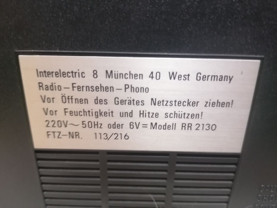 Rádio cassetes Intel, Germany