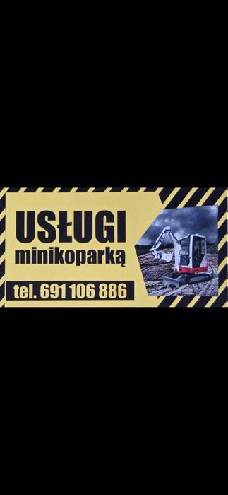 Usługi minikoparka