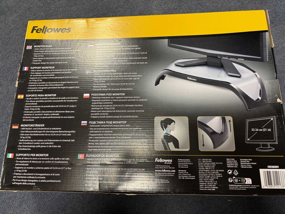 Suporte/base de elevação para monitor - marca Fellowes