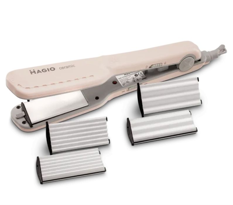 Випрямляч/ гофре для волосся MAGIO MG-175P з насадками
