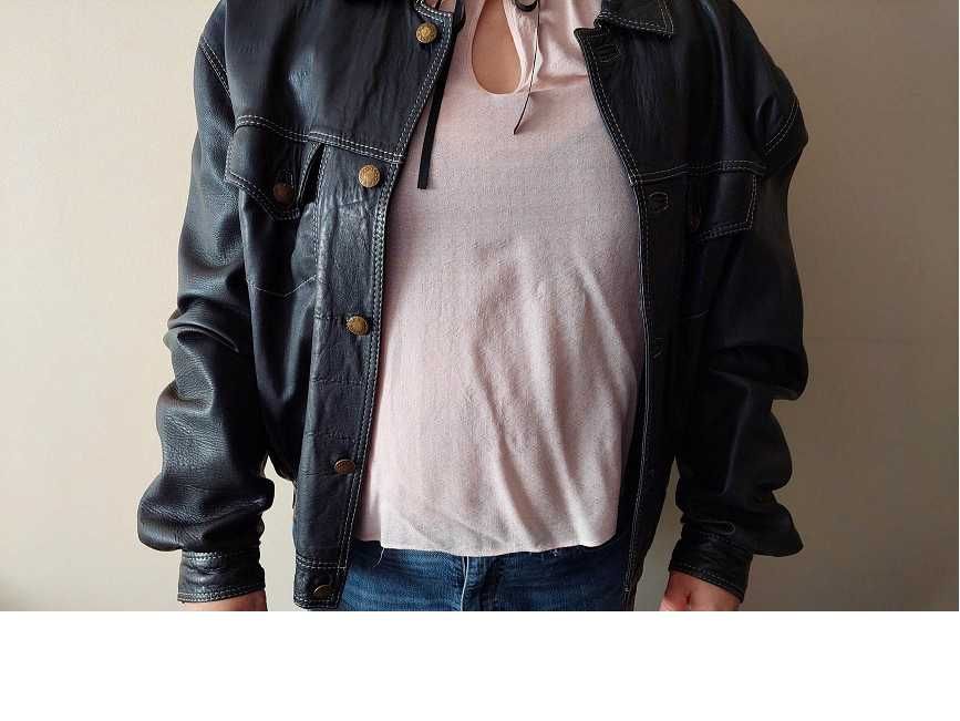 Casaco Pele Preto Unissexo Tamanho 48