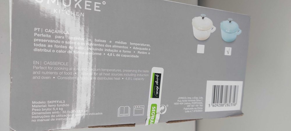 Smukee Caçalora Cozinha 4.8L NOVA