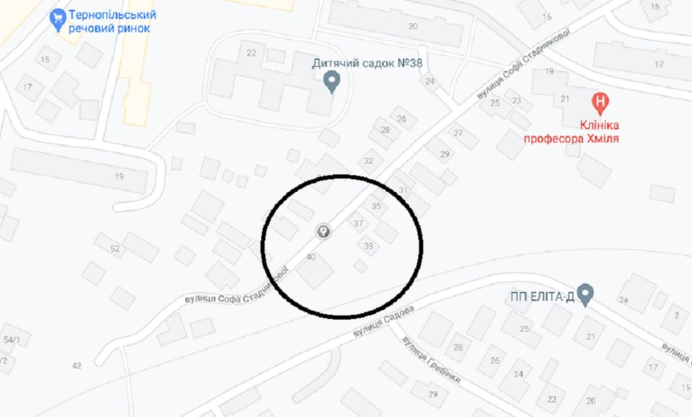 Продається ділянка 3,38 сот. вул.Стадникової 27 в м. Тернопіль