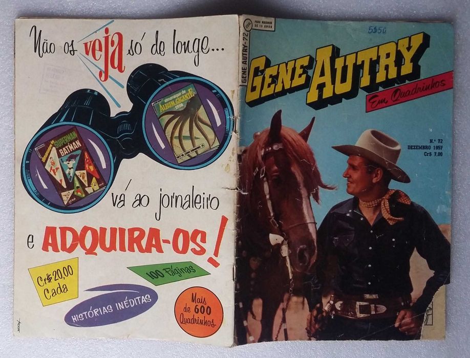 Gene Autry nº72 Ebal de 1957