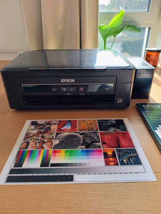 Drukarka Epson L382 EcoTank, drukarka i skaner, tusze, papier foto gratis