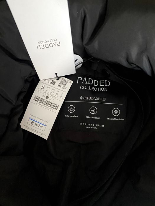 Casaco Longo Acolchoado S com isolamento térmico (Novo)