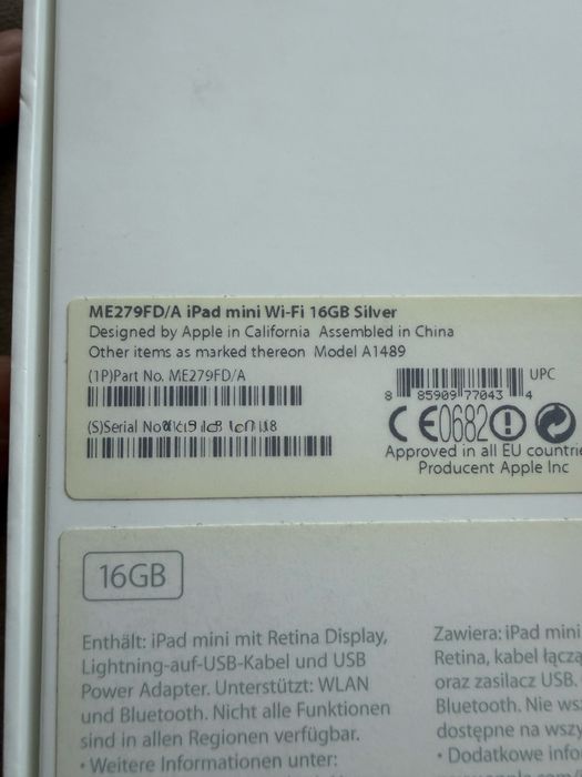 Apple Ipad mini 2 16gb stan idealny