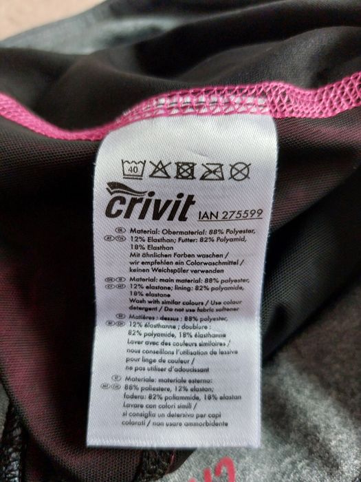 Legginsy sportowe Crivit rozmiar M