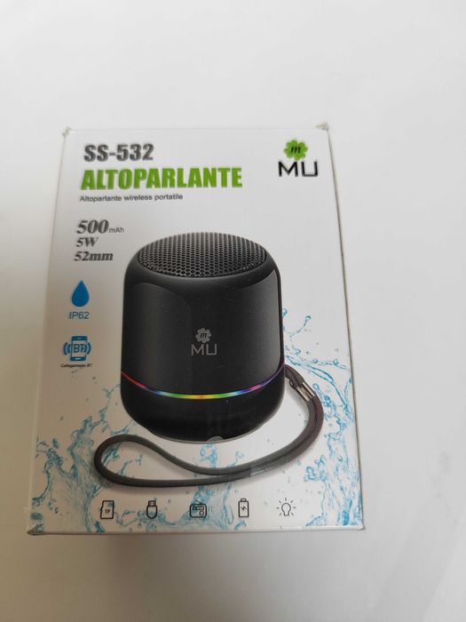 Głośnik Przenośny Bluetooth 5W SS-532 Czarny BASS