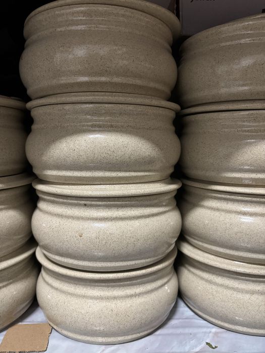 Tachos sem asa 16cm barro