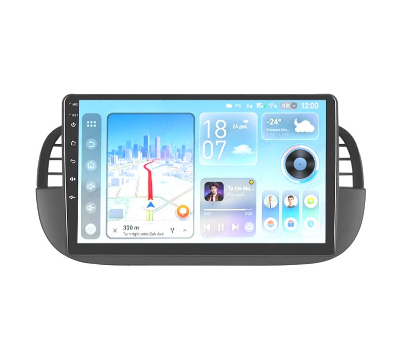 RÁDIO GPS ANDROID 13 FIAT 500 07-15