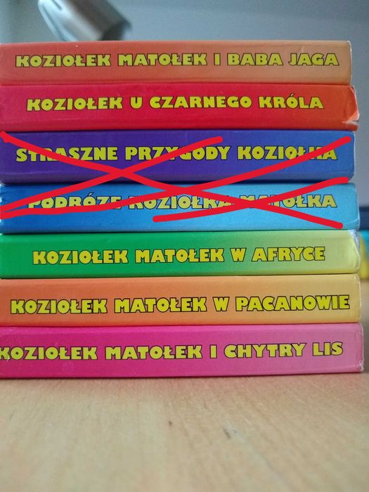 Koziołek Matołek - Makuszyński - książki kartonowe zestaw 5szt.