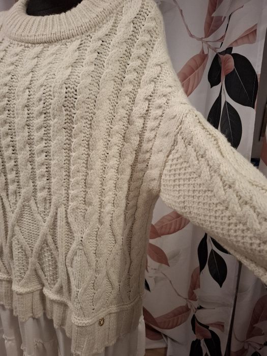 Tunika sweter kolor bez