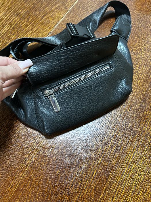 Сумка-бананка мужская эко