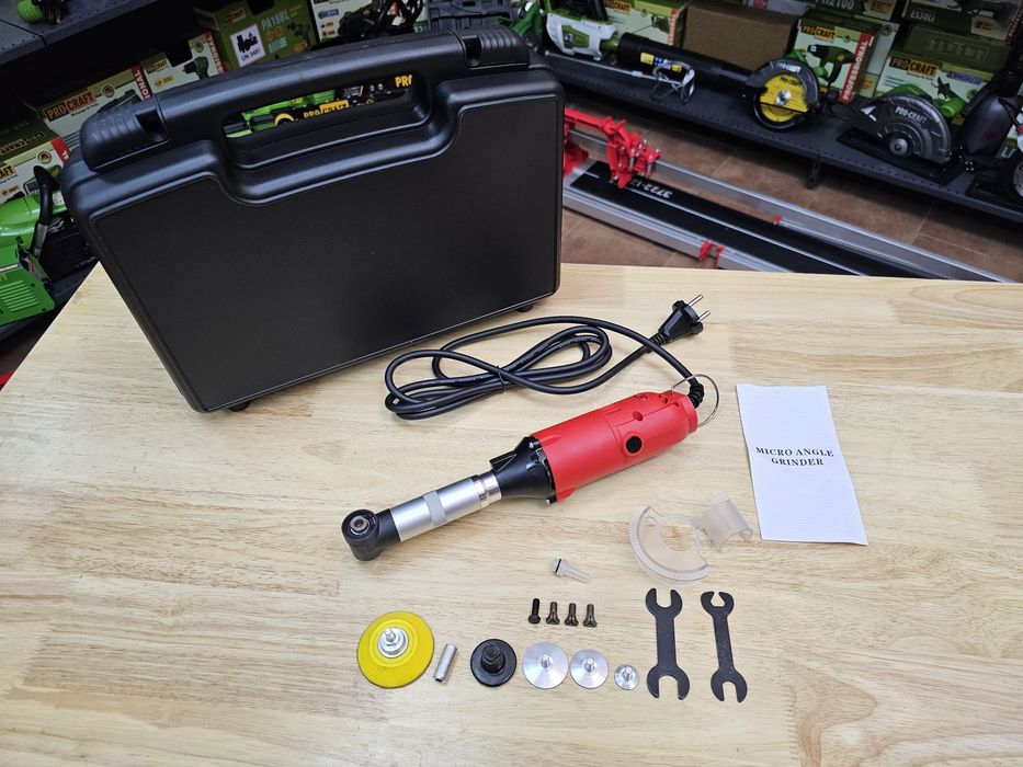 Гравер угловой +Кейс Помогатор для резки плитки Регулировка об.