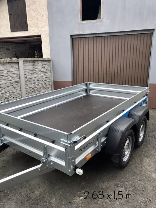 WYNAJEM Przyczep 2,6x1,3-2,6x1,5-3,0x1,5 idealne pod Karton gips meble