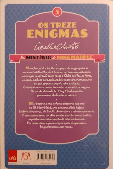 Os Treze Enigmas Um Mistério de Miss Marple N.º 5 de Agatha Christie