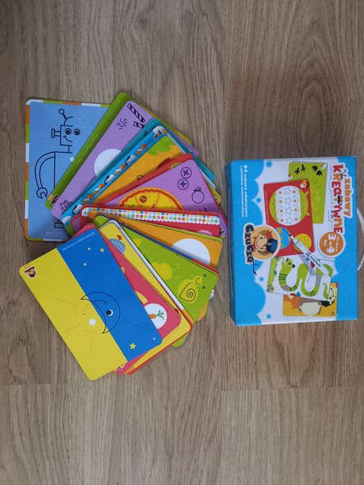 Czuczu zabawy kreatywne karty edukacyjne 3-4 lata