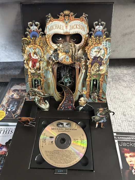 Michael Jackson kolekcja biografie ksiazki dvd cd dangerous