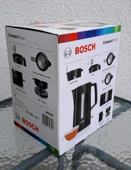 Czajnik Elektryczny Bosch i szklany filtr do wody