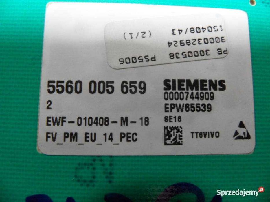 programator pralki siemens WM12E360PL  EPW65539